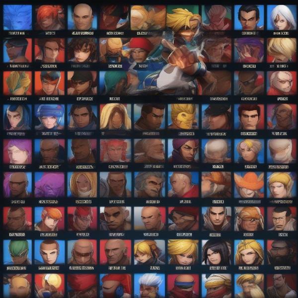 Choosing a fighting game character