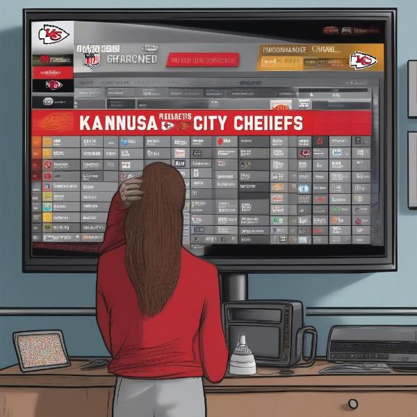 Finding the Chiefs Game Channel on Local TV Listings