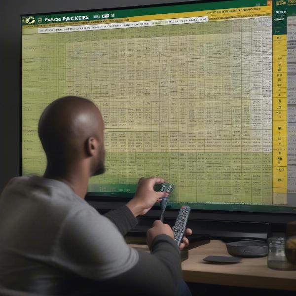 Finding the Packers Game Channel on Your TV