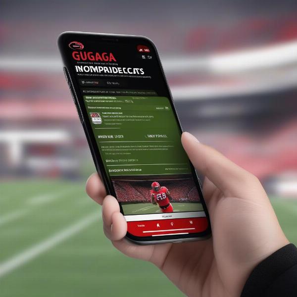 Finding UGA Game Info on Mobile Devices