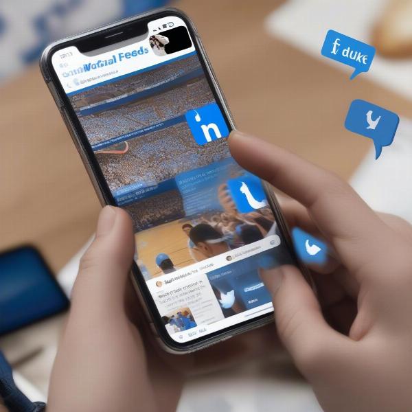 Finding UNC Duke Game Broadcast Info on Social Media