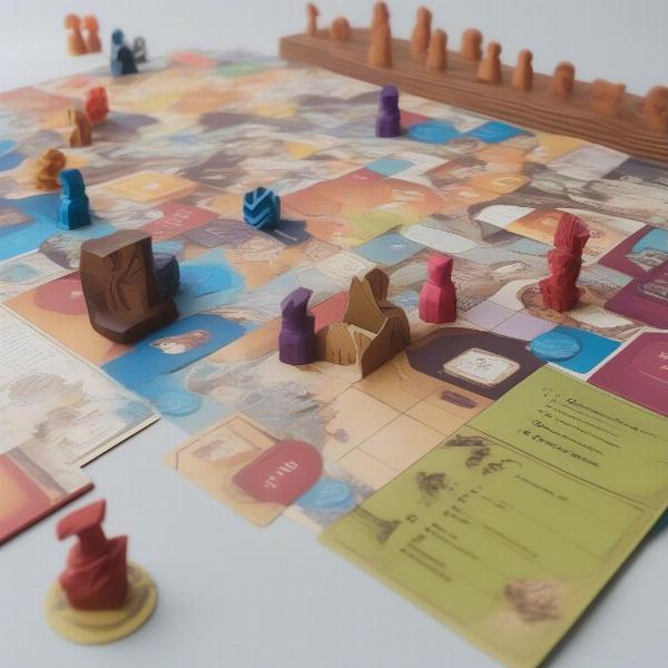 Example of a Finished Paper Board Game