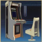 Computer Space Arcade Game Cabinet