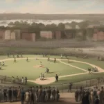 First Recorded Baseball Game at Elysian Fields, 1846