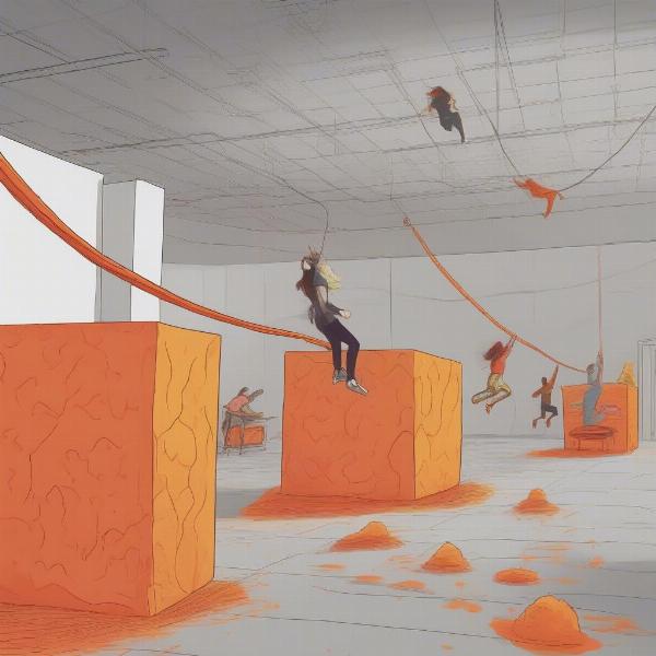 Floor is Lava Game Show Obstacles