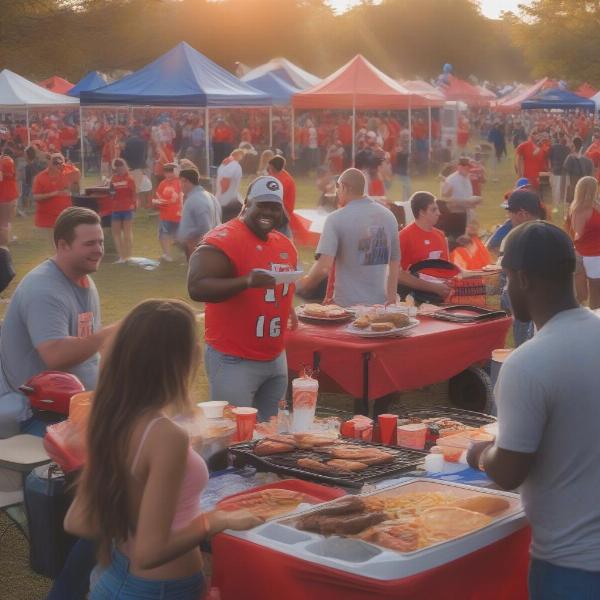 Florida Georgia Game: Tailgate Party Scene