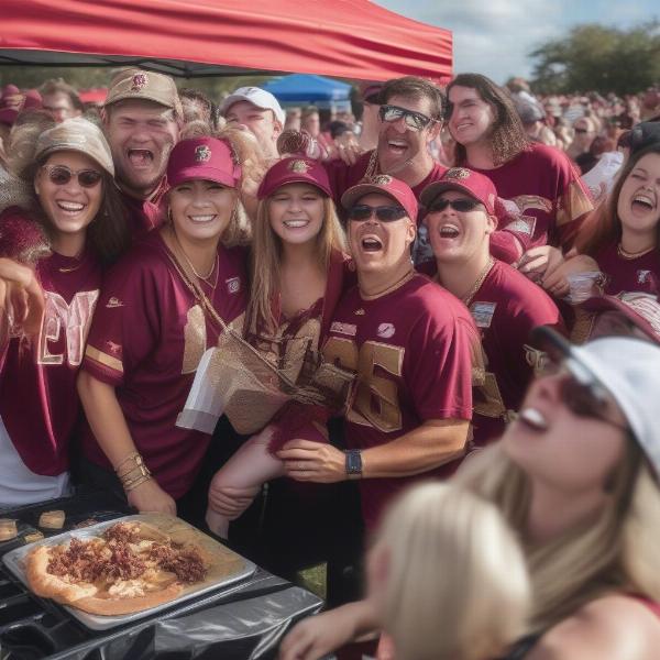 Florida State Miami Fans on Gameday