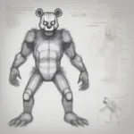FNAF Animatronic Design Sketch