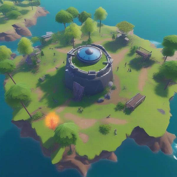 Exploring a Fortnite Creative Island