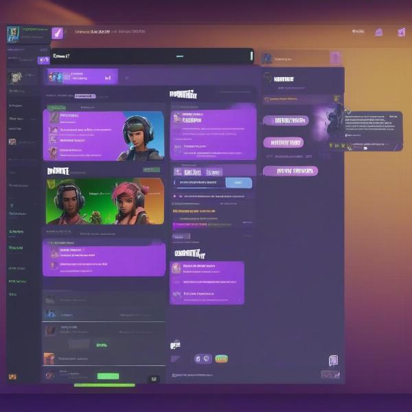 Fortnite In-Game Chat Interface Options