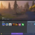 Updating Fortnite on PC via Epic Games Launcher