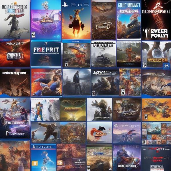 Free-to-Play PS5 Games Library Selection