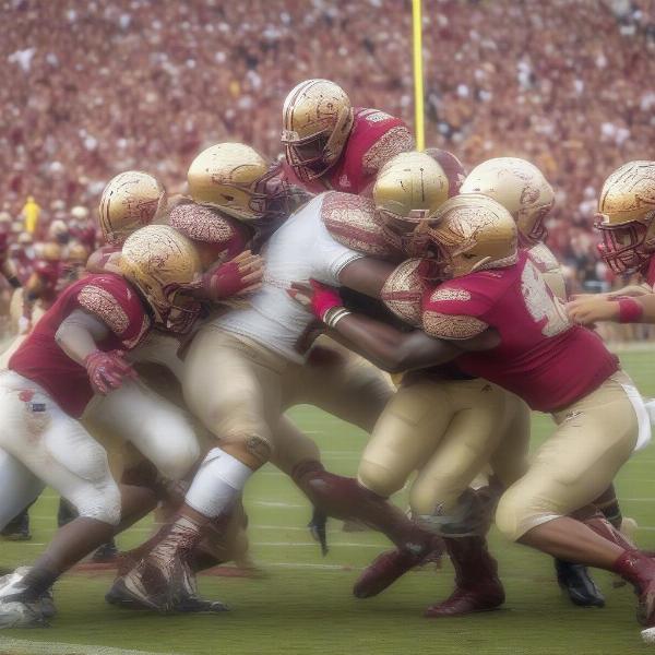 Intense FSU Football Rivalry Game
