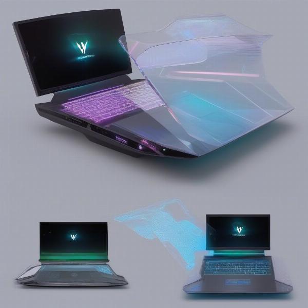 Future Gaming Laptop Concept Design