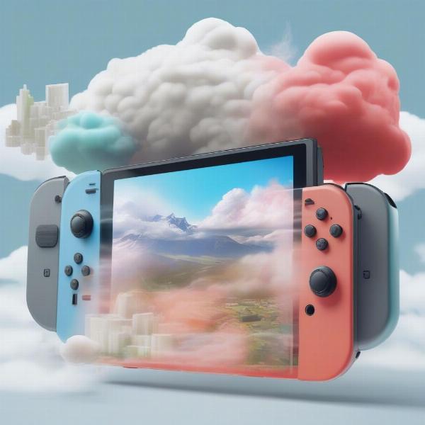 Conceptual image representing the future of Nintendo Switch game saves