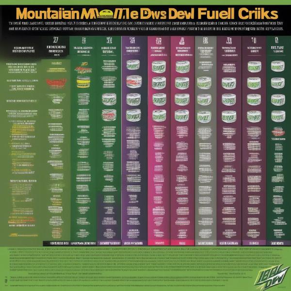 Comparison Table: Mountain Dew Game Fuel vs. Traditional Energy Drinks
