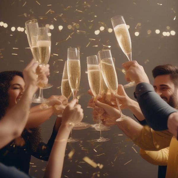 Developers Celebrating Game Going Gold
