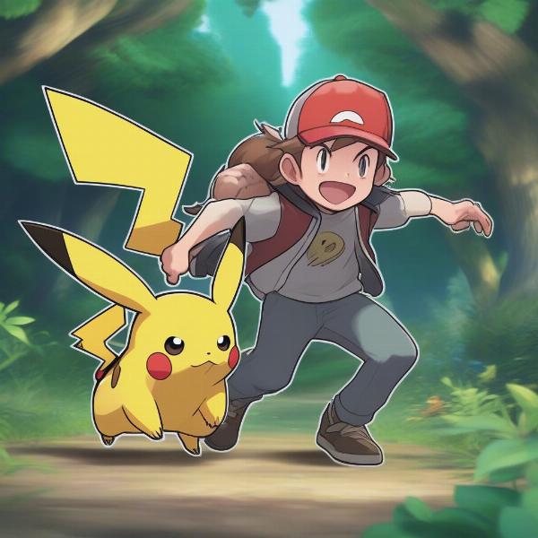 Game Grumps Playing Pokemon Let's Go Pikachu: Arin and Dan navigate Viridian Forest, encountering wild Pokemon and trainers.