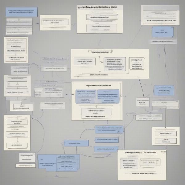 Game Logic Diagram with Code Snippets