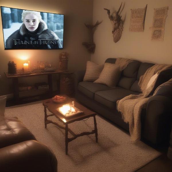 Game of Thrones Binge-Watching Setup