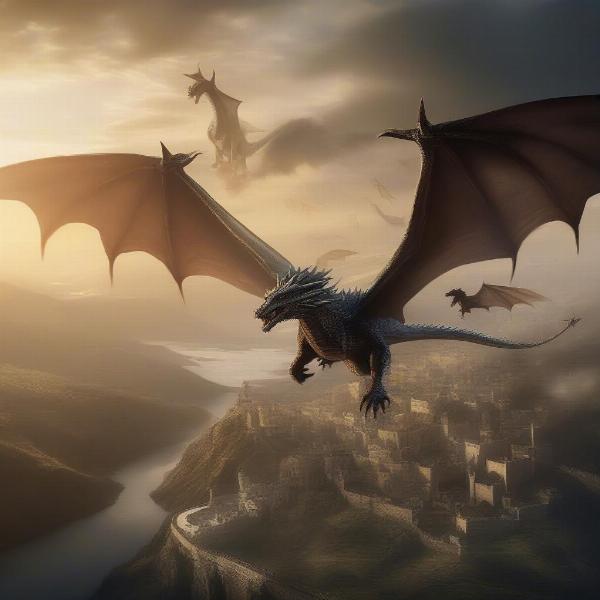 Game of Thrones Dragon Flight Scene