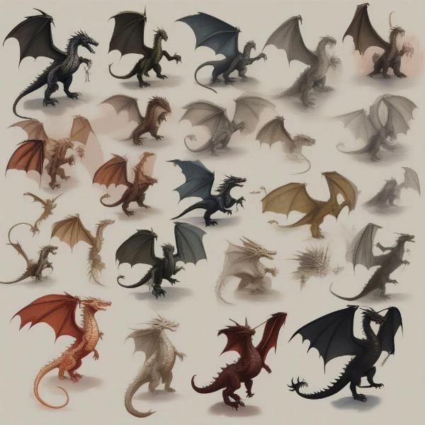 Evolution of Dragon Depictions in Game of Thrones