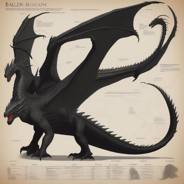 Game of Thrones Dragon Size Comparison: Balerion and Drogon