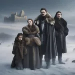 The Stark Family Braving the Harsh Winter in Game of Thrones