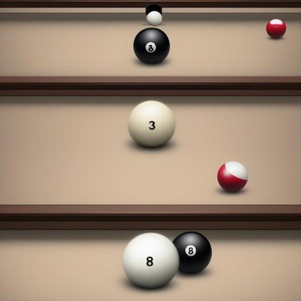 Perfecting breaking and banking techniques in Game Pigeon 8 Ball