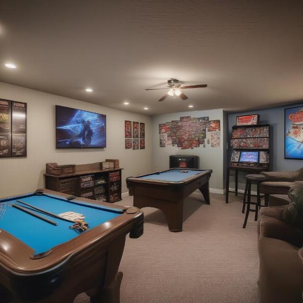 Gaming Room Layout and Ambiance