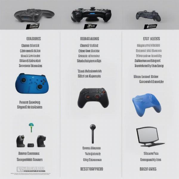 Comparison of Game Stick Features