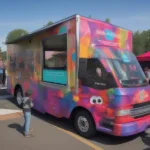 Game Truck Exterior View Showing Branding and Design