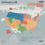 GameFly Shipping Times Map Across the United States