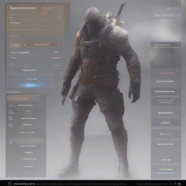 Gamer adjusting in-game settings to reduce lag
