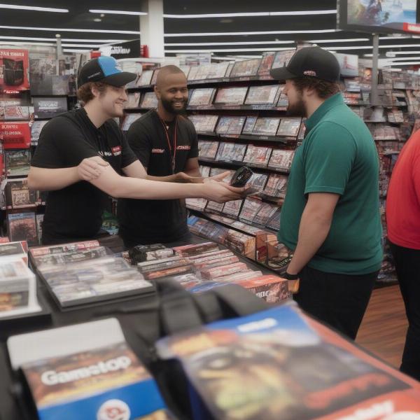 GameStop Trade-In Counter