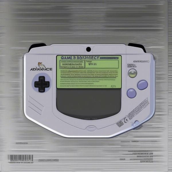 Inspecting a GBA Cartridge Label for Authenticity