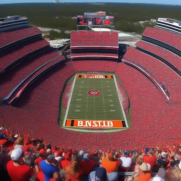 Georgia Florida Game at TIAA Bank Field