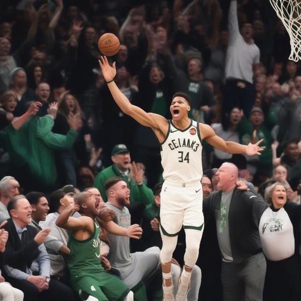 Giannis Antetokounmpo Game Winning Shot