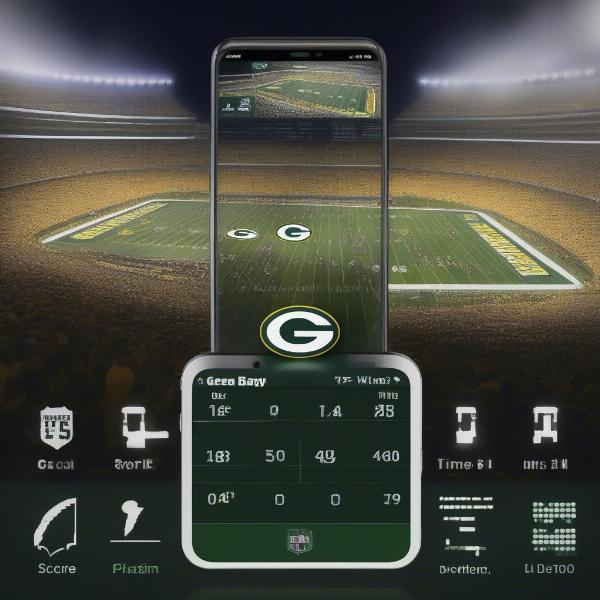 Green Bay Packers Score Update on Mobile Device