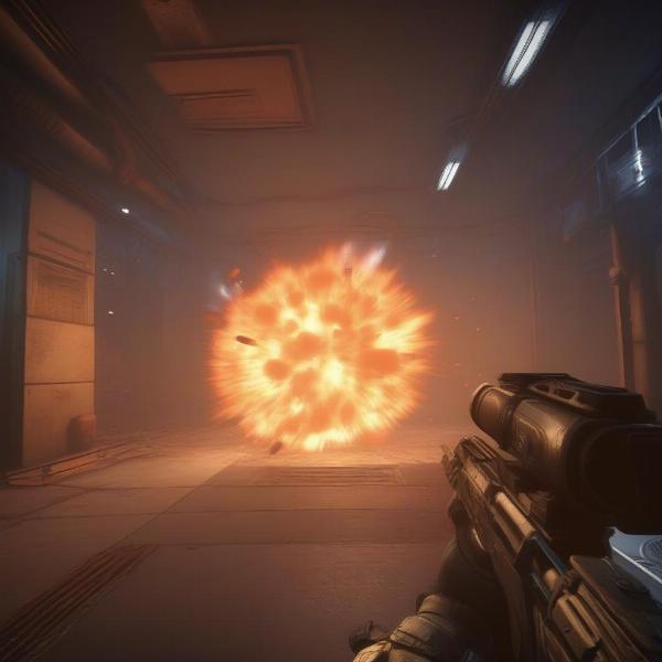 Video Game Grenade Explosion