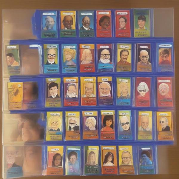 Completed DIY Guess Who Game