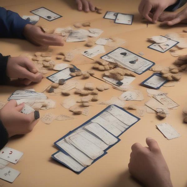 Hand and Foot Discard Pile Strategy