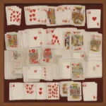 Hand Foot Toe Game Setup: Cards, Melds, Discard Pile