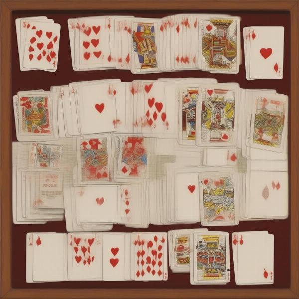 Hand Foot Toe Game Setup: Cards, Melds, Discard Pile
