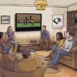 Hawkeye Football Game Broadcast on TV