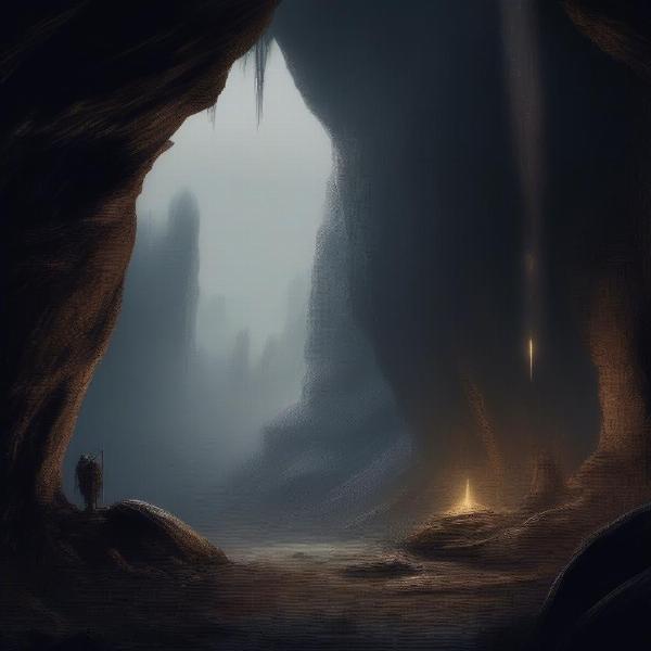 Hidden Larval Tear Location in a Cave