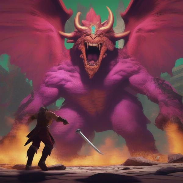 High on Knife Intense Boss Battle Screenshot
