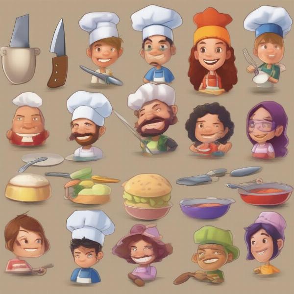 High on Knife Character Selection Screen Displaying Different Playable Characters