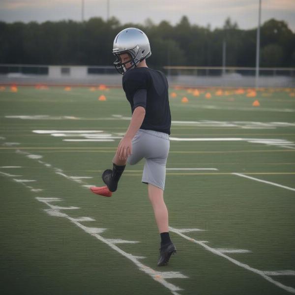 High School Field Goal Practice