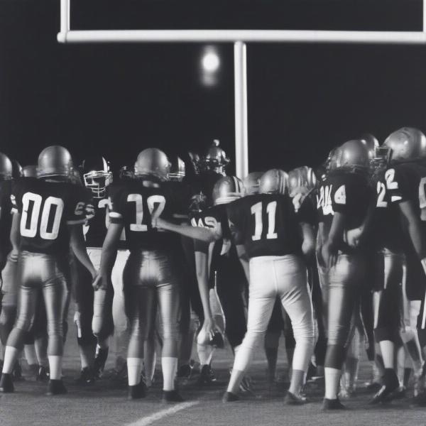 High School Football: Clock Stoppage during a Game